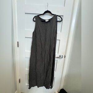 Liz Claiborne Dark Gray Maxi Dress